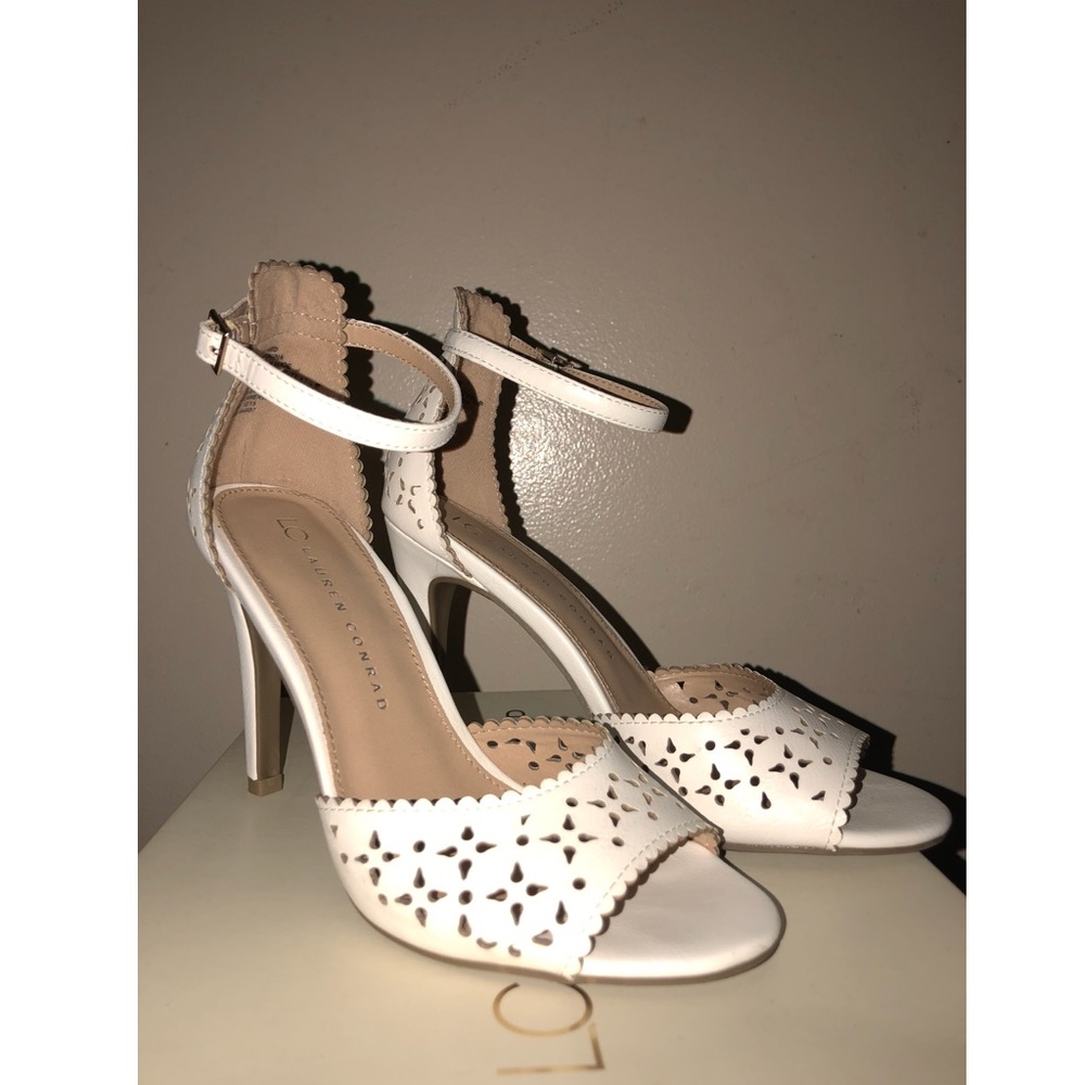 Lauren Conrad White Heels